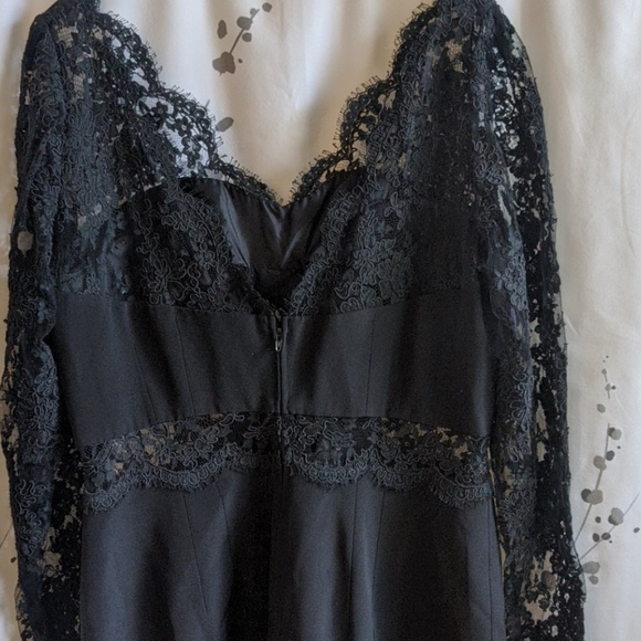 After Five Black Lace Cut Out Dress - Picture 4 of 5